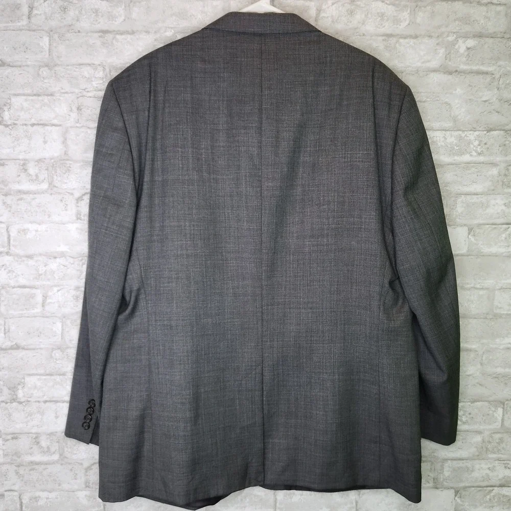 Lauren Ralph Lauren‎ Sport Coat Grey 100% Wool Classic Professional Blazer 48R